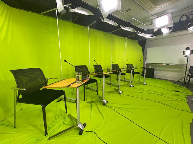 スタジオ　コロナ対策　撮影　動画　オンライン